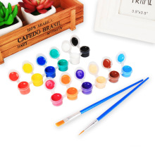 Acrylic Paint 2ml 12-color hardcover conjoined acrylic/watercolor paint set DIY painted ceramic graffiti paint